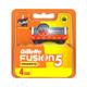 Gillette Fusion5 Power Styling Back-Blades- 4 Cartridges 1's - Razors & Cartridges