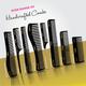 Vega Tail Hair Comb with Steel Pin for Women, Black, (VC2HMBC-305) 2's - Hair Combs