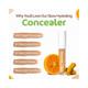 Mamaearth Glow Hydrating Concealer with Vitamin C & Turmeric for 100% Spot Coverage 02 Creme Glow 6 ml - Concealer