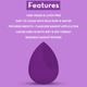 Jaquline USA 3D Blender Purple 30 gm - Sponges & Applicators