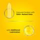 Skore 1500+ Raised Dots Condoms - Banana 3's - Plain/Flavoured Condoms