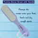 Babila Pumice Stone/ Brush with handle-PC-v 02 1's - Foot Scrubs
