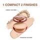 Lakme 9to5 Unreal Dual Cover Pressed Powder, 2 In 1 Compact + Foundation, 10 Ivory, 9 gm - Compact Powder