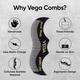 Vega Moustache Comb (HMBC - 195) 1's - Hair Combs