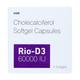 RIO D3 60000iu Soft Gelatin Capsule 4's - Supplements-Vam