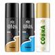 St. John Live Limited Edition Deodorant Spray 150 ml + Cool Limited Deodorant Spray 150 ml + Cobra Envy Deodorant Spray 150 ml - Men Deodorants/Roll-Ons