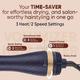 Vega Pro Volumizer Hair Dryer Brush for Hair Style, Hot Air Blow Dryer Brush for Women (VHSD-02) 670 gm - Hair Dryers
