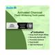 Healthvit Activated Charcoal Toothpaste For Teeth Whitening, Fluoride Free, Sulfate Free Mint Flavour 100 gm - General Health
