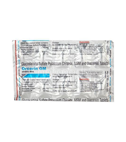 Orcerin GM Tablet 10'S - Arthritis-Oth