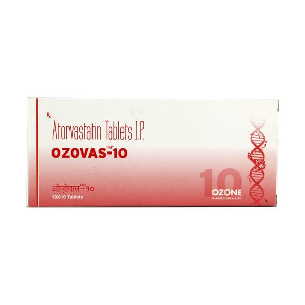 Ozovas 10mg Tablet 10'S - High Cholesterol-Dys
