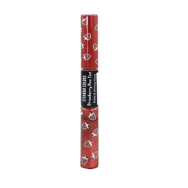 Sivanna Colors 2 in 1 Matte & Shining Lip Gloss - DK035 01 20 gm