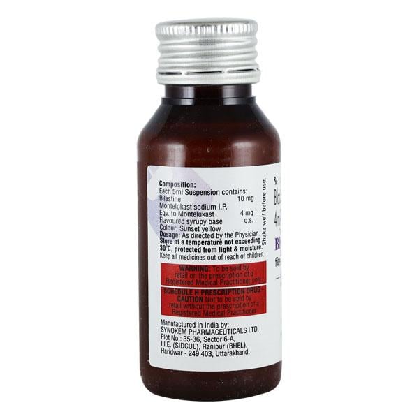 BILALIFE M DELICIOUS MANGO FLAVOUR Suspension 60ml - Allergies-Ant