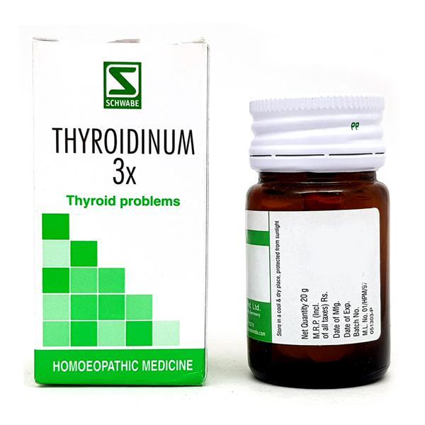 Netmeds | Dr.Willmar Schwabe Thyroidinum 3X Tablet 20 gm