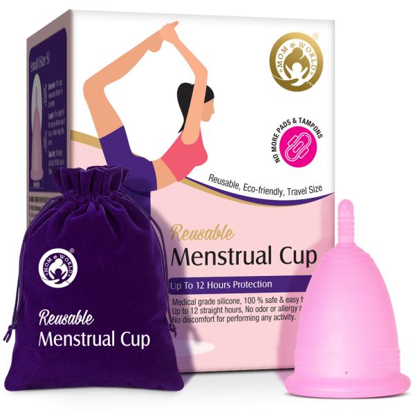 Netmeds | Mom & World Reusable Menstrual Cup (M) 1's