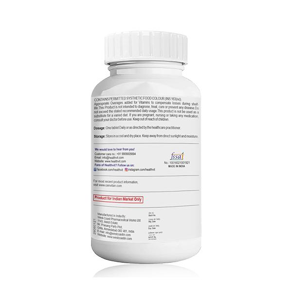HealthVit Cenvitan Men (Multivitamin & Multimineral) Tablet 60's - Multi-Vitamins
