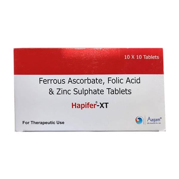 Hapifer Xt Tablet 10's - Anaemia-VMA