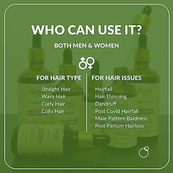 The Herbal Story Hair Growth Oil 50 ml - Hair Oils
