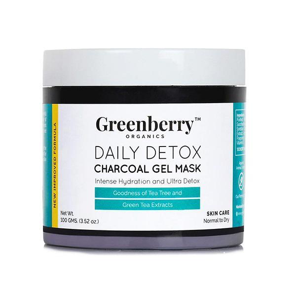 Greenberry Organics Daily Detox Charcoal Gel Mask 100 gm