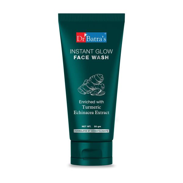 Netmeds | Dr. Batra's Instant Glow Face Wash - Tumeric 50 gm