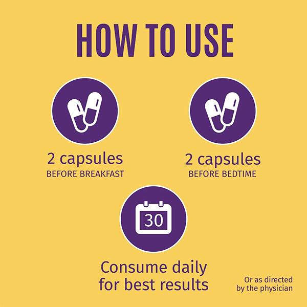 AADAR Weight No More 500 mg Capsule (Pack of 2 x 120's) - Weight Loss