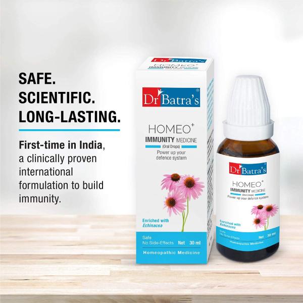 Dr Batra's Homeo+ Immunity Oral Drops (Pack 2 x 30 ml) - Speciality Medicines