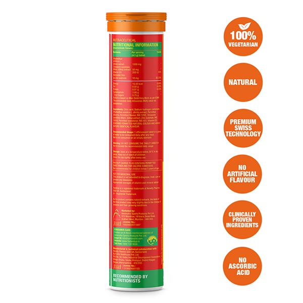Fast&Up Charge Plus Effervescent Tablet 20's - General Health