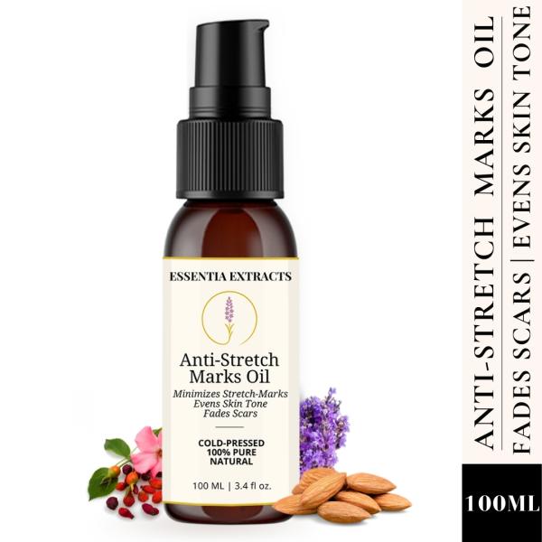 Essentia Extracts Pure Cold Pressed Anti Stretch Marks Oil 100 ml - Creams/Oils/Lotions