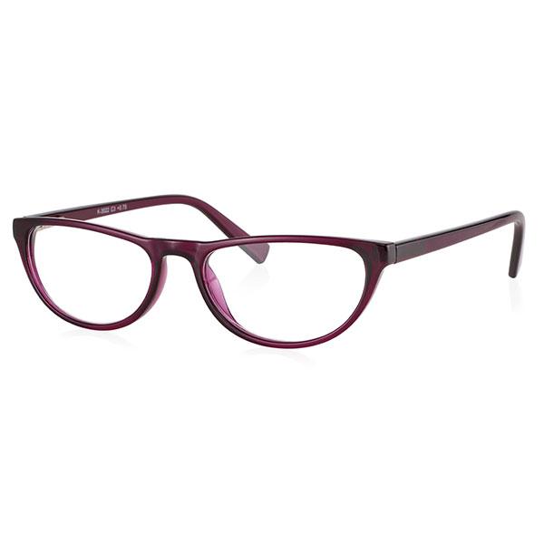 Netmeds | Klar Eye Cat Eye K-3022 Reading Glass for Women - Purple, 0.75 Power