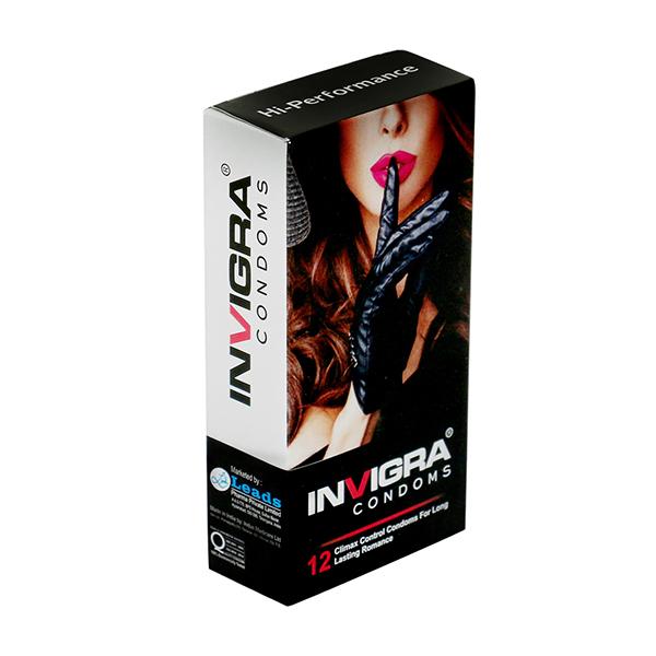 Invigra Hi-Performance Condom 12's - Plain/Flavoured Condoms