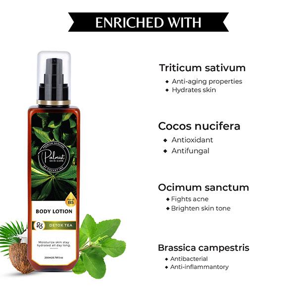 Palmist Skin Care Body Lotion - Detox Tea 200 ml - Lotions & Creams