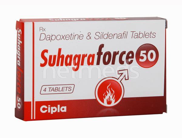 Netmeds | Suhagra Force 50mg Tablet 4'S