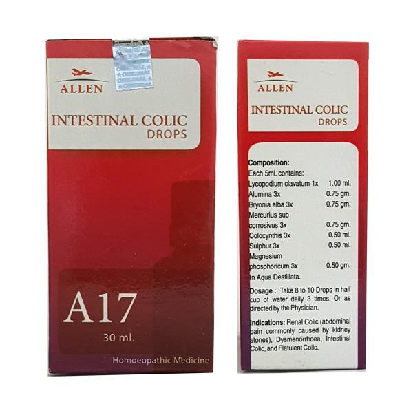 Allen A17 Intestinal Colic Drops 30 ml - Homeopathic Drops