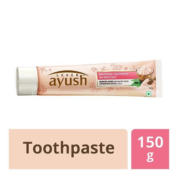 Lever Ayush Whitening Rock Salt Toothpaste 150 gm - Toothpaste