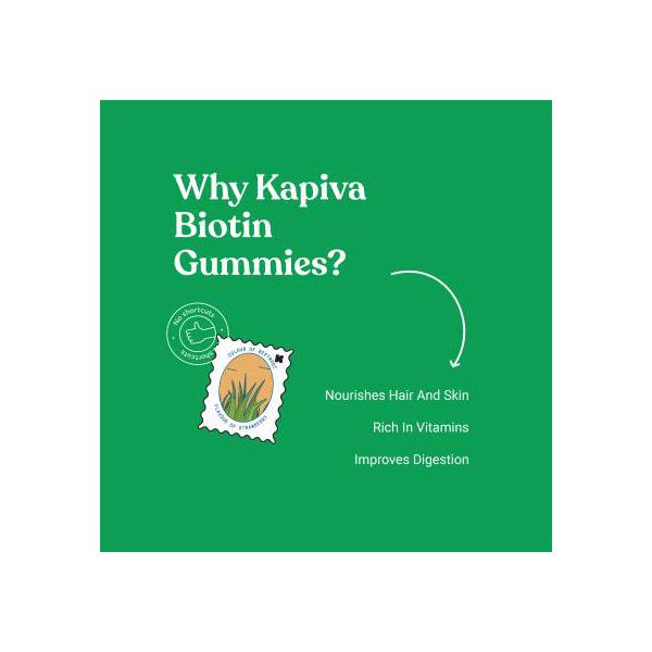 Kapiva Biotin with Aloe Vera Gummies 30's - Health Products
