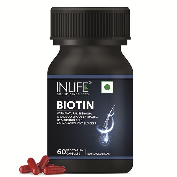 Netmeds | Inlife Biotin Vegetarian Capsules 60's