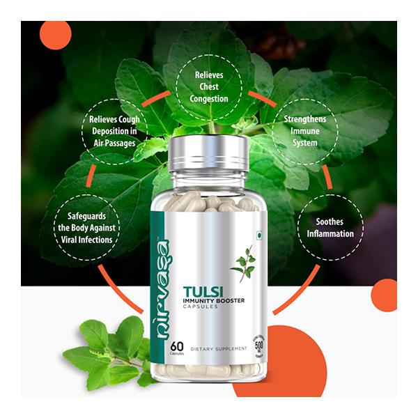 Nirvasa Tulsi Immunity Booster Capsule 60's - Vitamin C