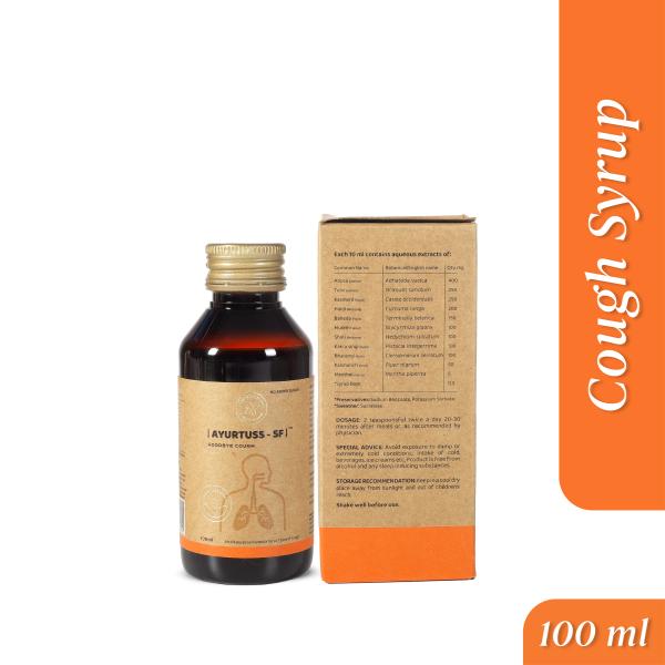 Forestreasures Ayurtuss - SF Syrup 100 ml - Cough & Cold (Ayush)