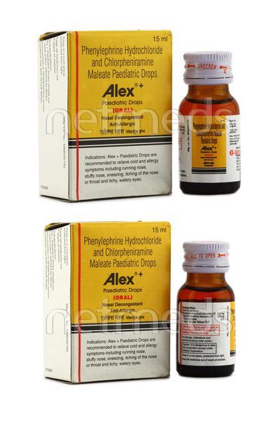 Alex + Peadiatric Drops 15ml - Cough And Cold-Cou