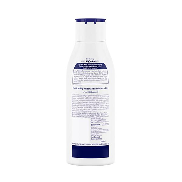 Nivea Whitening Even Tone Body Lotion 200 ml - Lotions & Creams