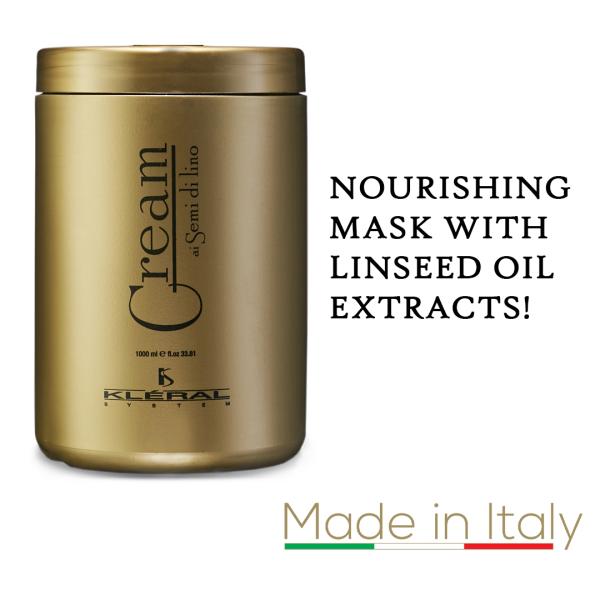 Kleral Cream Ai Semi Di Lino 1000 ml - Hair Gels & Waxes