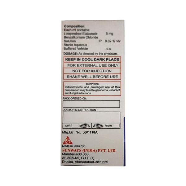 ETAPRED 0.5% Ophthalmic Suspension 5ml - Eye conditions-Eye