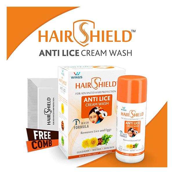 Netmeds | Hair Shield Anti Lice Cream Wash 100ml