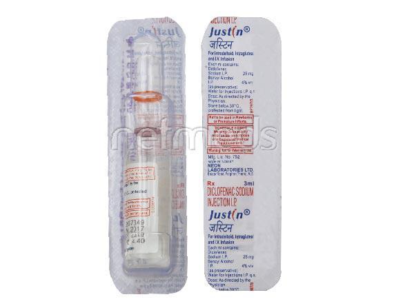 Justin Injection 3ml - Pain relief-Nsa