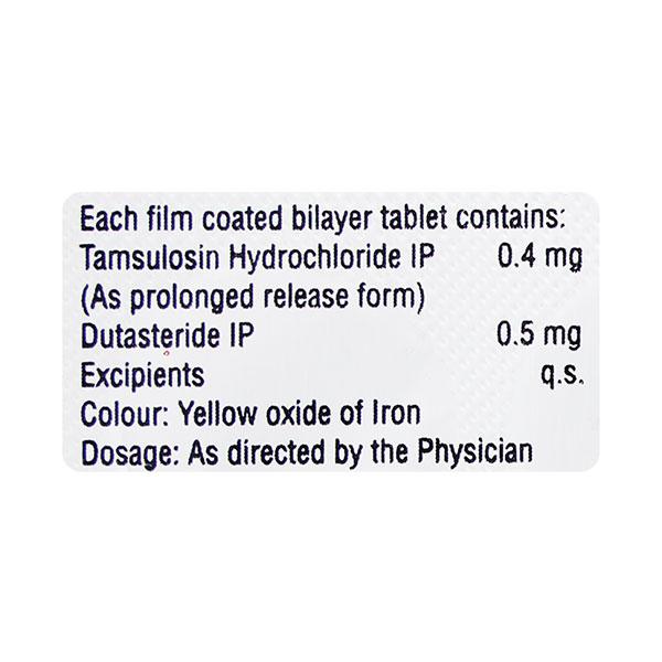 TAMSPURT D Tablet 10's - Bladder And Prostate Disorders-Dru