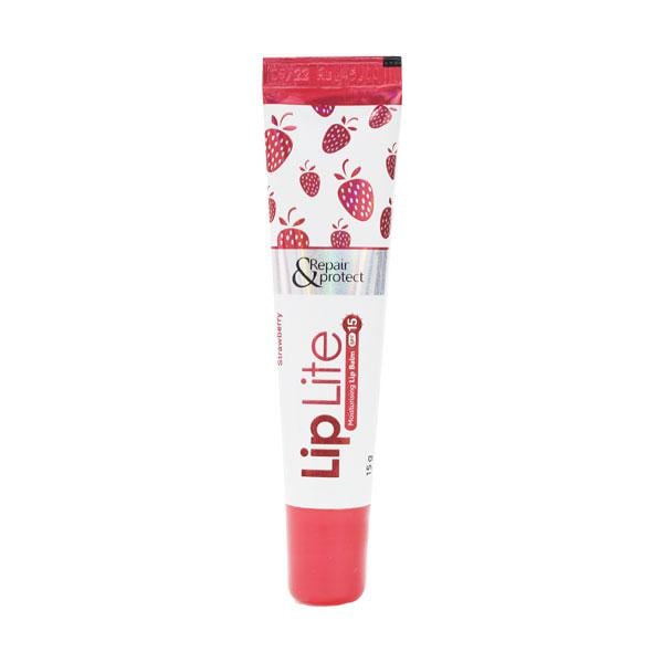 Netmeds | LIP LITE STRAWBERRY FLAVOUR SPF 15 MOISTURISING Lip Balm 15gm