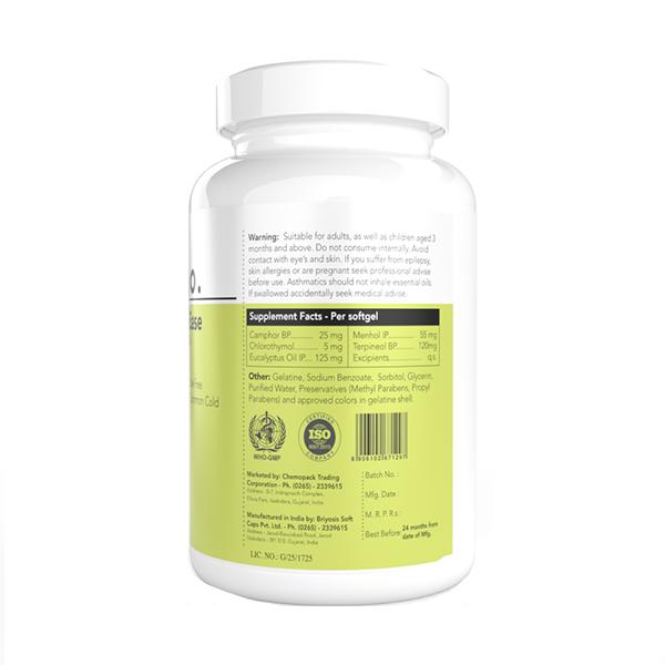 Briyo BreatheEase Softgel 60's - General Health