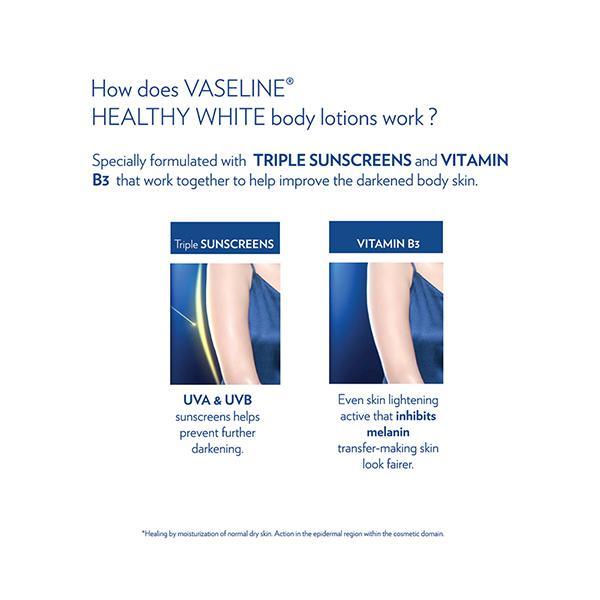 Vaseline Healthy White Lightening Body Lotion 200 ml - Lotions & Creams