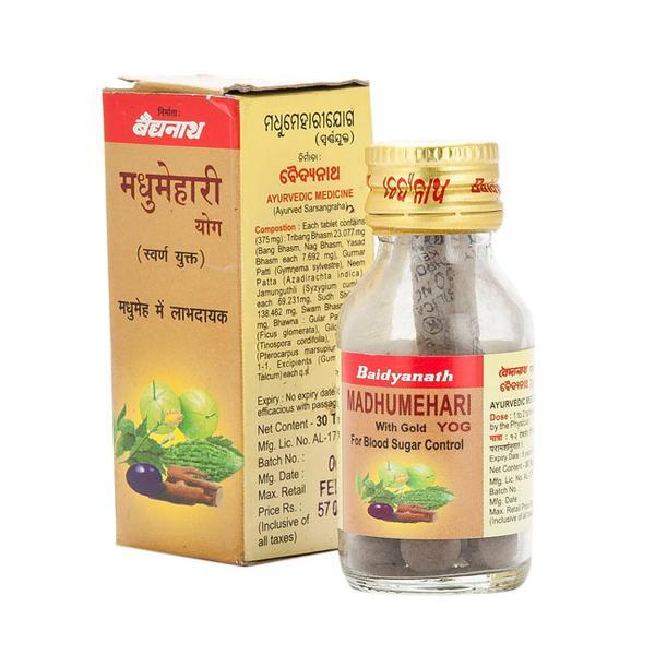 Netmeds | Baidyanath Madhumehari Yog with Gold Tablet 30's