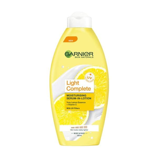 Garnier Skin Naturals Light Complete Fairness Serum Cream UV 45 gm + Moisturising Serum-in-Lotion 125 ml - Face Serum