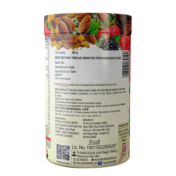 Patanjali Nutrela Men's Superfood Powder - Vanilla 400 gm - Nutritional Supplement